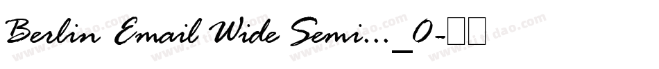 Berlin Email Wide Semi..._0字体转换